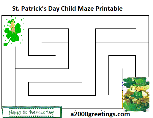 St. Patrick's Child Maze