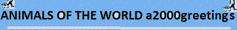 Animals Of The World banner